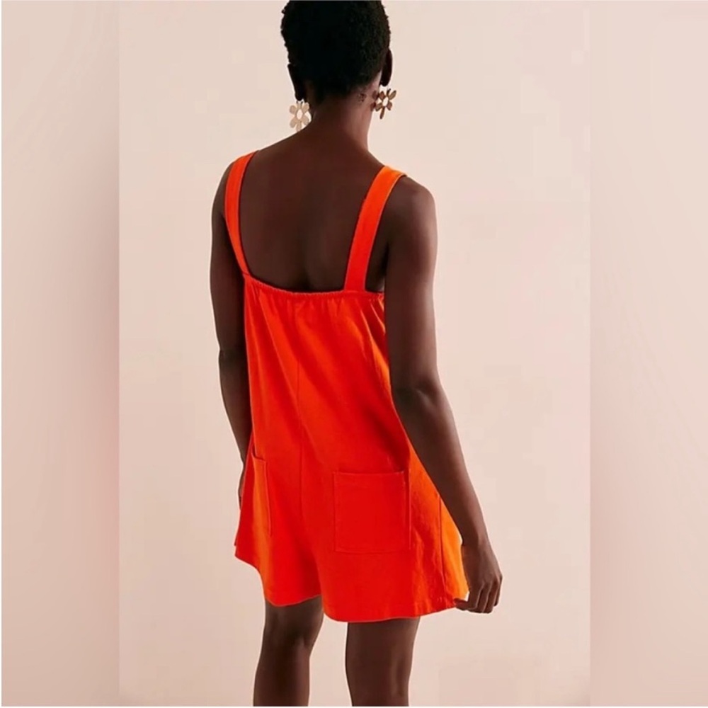 🍒NWOT Free People Beach Nichola Dress. Orange. Size: Medium. - Picture 3 of 11